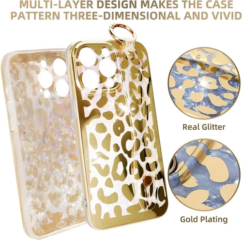 Vista 7 de Funda para iPhone 11 de 6.1 pulgadas (patrón de piel de leopardo)