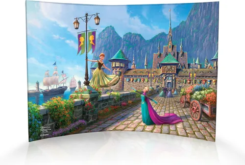 Vista 37 de Disney Brave - Thomas Kinkade Studios - Impresión fotográfica acrílica curvada de 10 x 7 pulgadas - Decoración independiente - Coleccionable