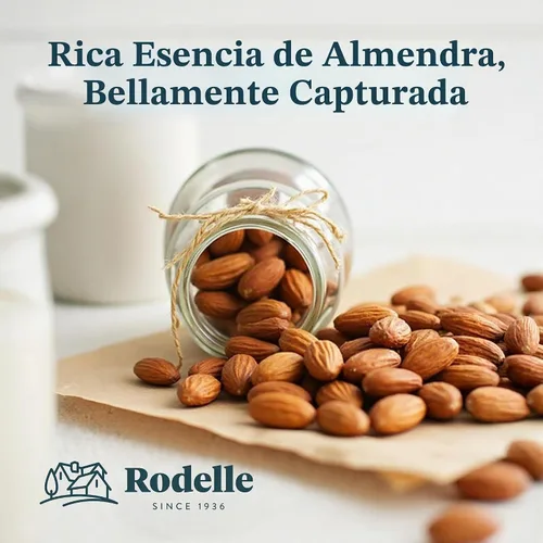 Vista 3 de Rodelle Extracto de almendra pura, tamaño de valor, 16 onzas
