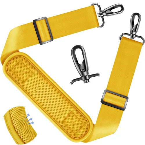 Vista 157 de ZINZ Correa de hombro universal de 59 pulgadas con almohadilla transpirable fija ultra gruesa, correa de hombro ajustable y resistente para bolsa