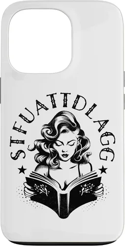 Vista 10 de Sexy STFUATTDLAGG Hot Woman Reading Spicy Good Book Love Case for iPhone 17