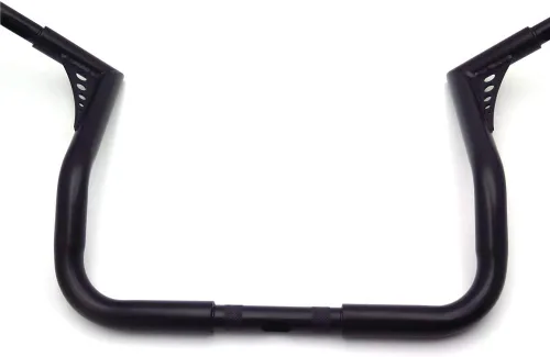 Vista 7 de HTTMT- US-TGHD-HB025-BK2-1-1/4" Ape Hanger Manillar de 12 pulgadas de altura compatible con Harley Touring con carenado Batwing