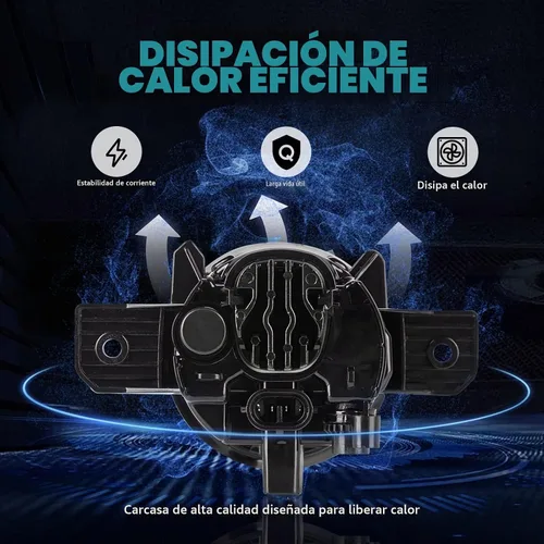 Vista 7 de Luces antiniebla LED de repuesto para Nissan Sentra 2004-2019, Altima Sedán 2007-2018, Versa, 2007-2019 Versa, 2007-2014 Maxima, 2008-2010 montaje