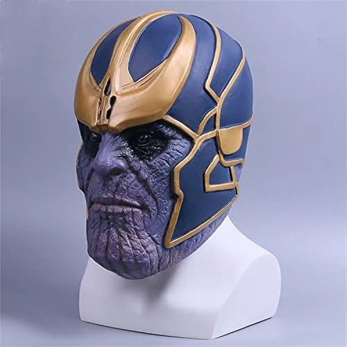 Vista 6 de Rulercosplay Máscara de Halloween Thanos de látex para cosplay