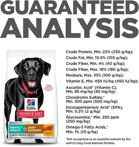 Vista 11 de Hill's Science Diet Perfect Weight & Joint Support Alimento seco para perros de raza grande