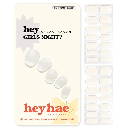Vista 26 de Heyhae Paquete surtido de tiras de uñas de gel semicuradas (paquete de 4) No necesita lámpara LED Fácil de aplicar y quitar, calidad de salón