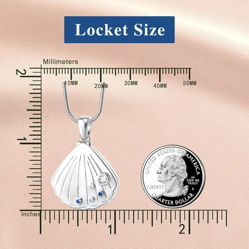 Vista 6 de Fanery sue Personalized Locket Necklace that Holds Pictures, Lockets Necklaces Customize Photo Pciture Pandent Jewelry Valentine's Day Gifts for