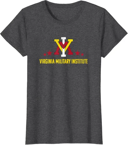 Vista 4 de Virginia Military Institute VMI Keydets Logo Camiseta, Negro