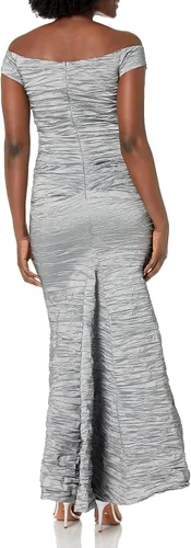 Vista 2 de Alex Evenings Vestido largo ajustado con hombros descubiertos para mujer