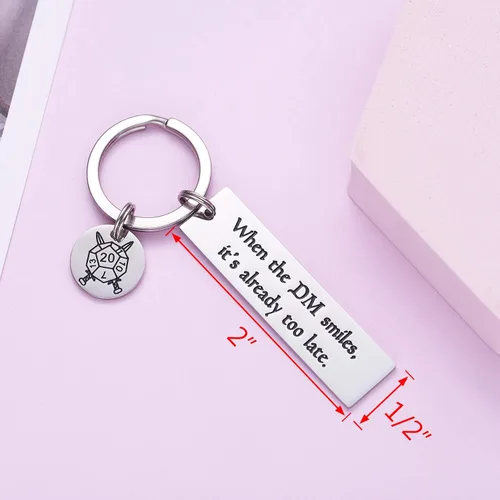 Vista 2 de Melix Home Dungeons and Dragons Gifts - Llavero con diseño de mazmorra
