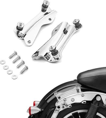 Vista 9 de Kit de hardware de acoplamiento de 4 puntos Mofun con estrías de cortes biselados, cubiertas de hardware de acoplamiento compatibles con Harley
