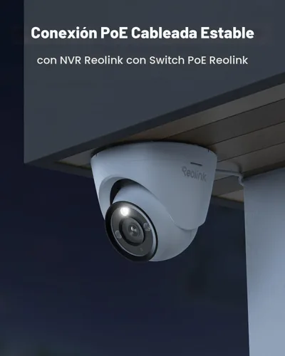 Vista 7 de REOLINK RLC-1224A 12MP Dome Outdoor PoE Camera for Home Security