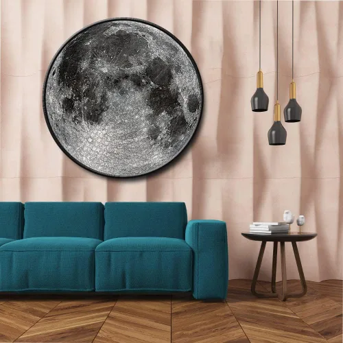 Vista 4 de MaxRenard Juego de 1000 piezas rompecabezas redondo rompecabezas juguete fiesta animal Difficult Circular Planet Puzzle Home Wall Decoration