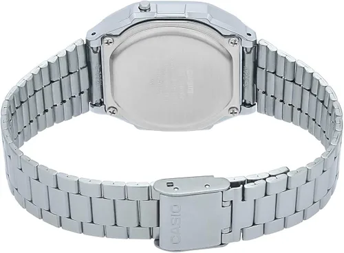 Vista 4 de Casio A168WEM-2 - Reloj digital para hombre, con esfera de espejo, alarma, cronógrafo, iluminador