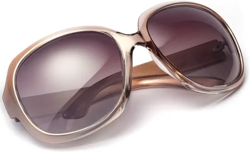 Vista 8 de AkoaDa Lentes de sol polarizados para mujer, lentes UV400, lentes de sol para mujer, ropa de moda Pop polarizada, lentes de sol Negro