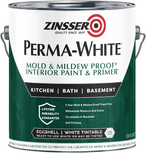 Vista 2 de Zinsser 02774 PERMA-WHITE - Pintura interior a prueba de moho y moho