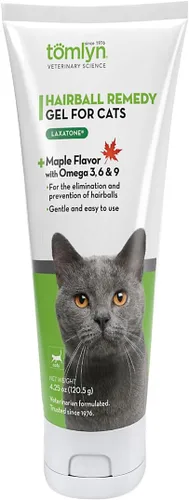 Vista 12 de Tomlyn Laxatone Gel de Remedio para Bolas de Pelo con Sabor a Hierba Gatera para Gatos, 4.25oz