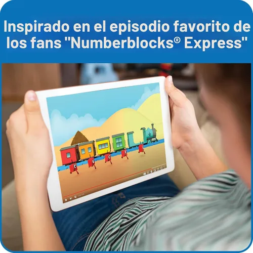 Vista 4 de hand2mind Numberblocks Express Train MathLink Cubes Conjunto de Actividades, Actividades de Aprendizaje Preescolar, Juguete de Tren, Bloques