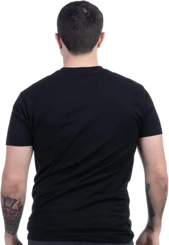 Vista 4 de Camisa con diseño de guitarra y luna creciente, para músico, unisex