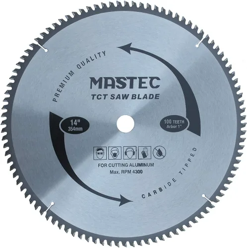 Vista 8 de 8-1/4 Pulgadas 80 Dientes TCG para Corte de Aluminio y Metales No Ferrosos con Eje DMK de 5/8 Pulgadas