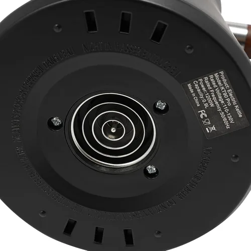 Vista 6 de Hervidor eléctrico de cuello de cisne con control de temperatura ajustable, calentamiento rápido de 1200 W, caldera de agua eléctrica con cable