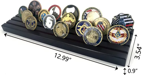 Vista 2 de Glamtune Soporte para monedas de 4 filas con desafío militar (grande)