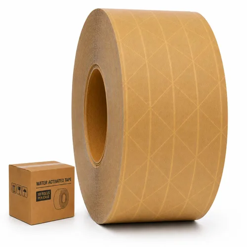 Vista 7 de GGR Supplies T.R.U. WAT-WAE - Cinta adhesiva de papel kraft reforzada activada por agua, cinta de embalaje a prueba de manipulaciones para envíos