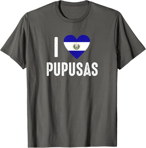 Vista 105 de Camiseta I Love Pupusa from El Salvador