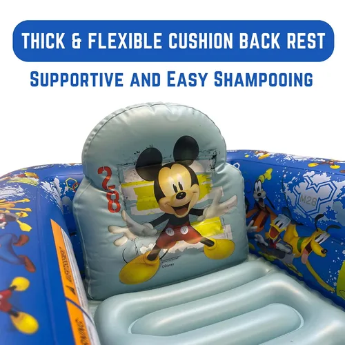 Vista 2 de Disney Mickey Mouse Go for It Bañera Inflable - Bañera para Bebé
