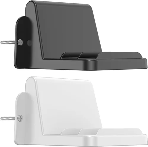 Vista 5 de Soporte de pared para tabletas, soporte de computadora ajustable para tabletas, teléfonos, lectores electrónicos