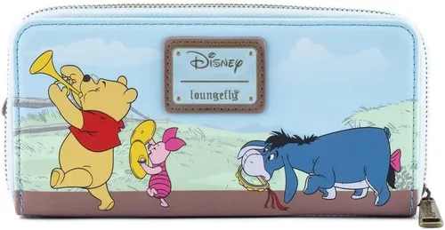 Vista 2 de Loungefly x Disney Winnie the Pooh - Cartera con cremallera para celebración del 95 aniversario, Varios colores, Cartera con cremallera