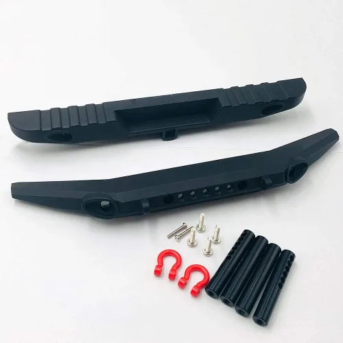 Vista 2 de KYX Racing TRX4 ABS Raptor Cuerpo Duro y Parachoques Delantero Trasero & Repuestos Rack 12.795 in Carrocería Camión Carcasa Blanca