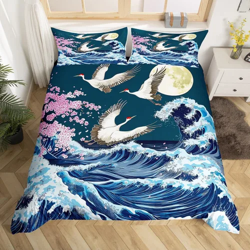 Vista 21 de Erosebridal Juego de ropa de cama de atrapasueños, tamaño individual, juego de funda de edredón bohemia de microfibra de lujo para niños
