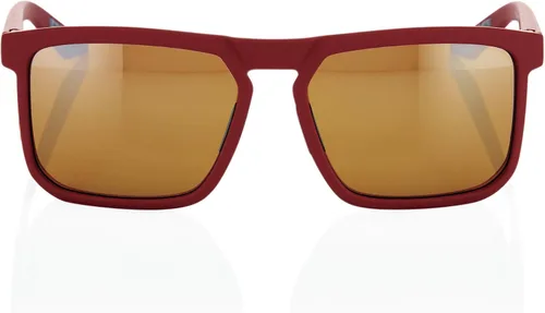 Vista 2 de 100% Renshaw - Gafas de sol cuadradas estilo glaciar, duraderas, ligeras, de rendimiento activo, agarre en las patillas y protector