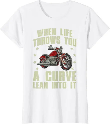 Vista 35 de Funny Motorcycle Racer Design for Men Women Motorcycle Lover T-Shirt Asphalt Grey