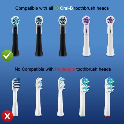 Vista 5 de Cubiertas para cabezales de cepillo de dientes iO, cubiertas para cabezales de cepillo de dientes iO para Ultimate Clean, Gentle Care y Ultimate