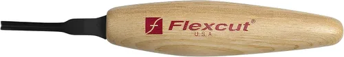 Vista 12 de Flexcut Herramienta de tallado de madera Micro V-Tool 45 grados 0.059 in Cuchilla de corte de acero de alto carbono 1095 afilada para trabajos