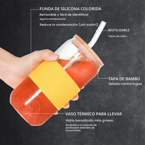 Vista 7 de BEWAVE Vaso para beber, vasos con forma de lata de 16 onzas, vasos de café helado, vaso de cerveza, para whisky, refrescos, té, jugo, regalo