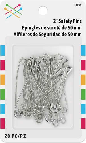 Vista 2 de Prym - Pines de seguridad grandes, 20 unidades, L, de zinc (Paquete de 2)
