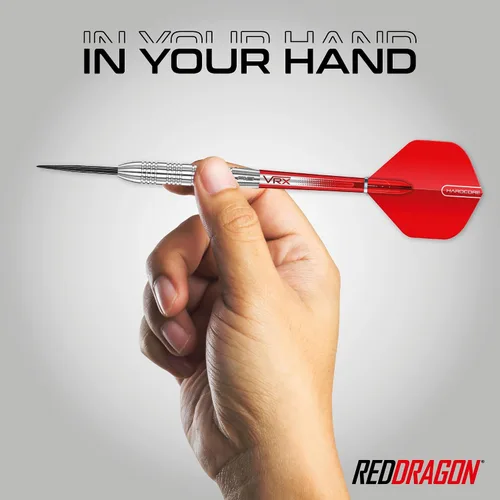 Vista 4 de RED DRAGON Hell Fire B 0.85 oz, 0.92 oz - Juego de dardos de punta de acero de tungsteno con vuelos y tallos