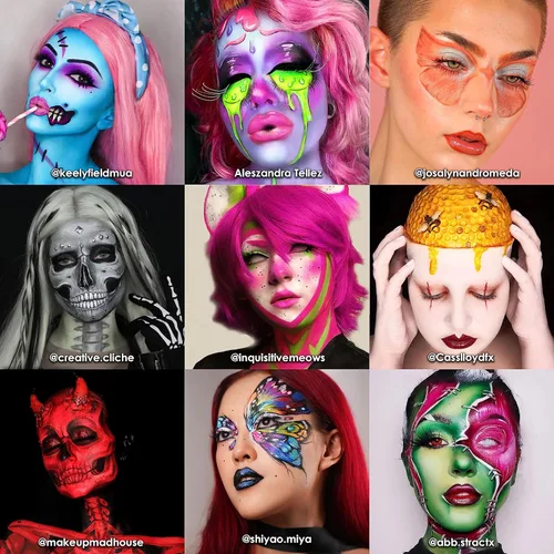 Vista 5 de Paletas de pintura facial Mehron Paradise AQ Pro (30 colores)