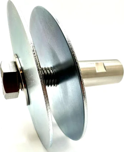 Vista 13 de Kit extensor de pulido de amoladora angular de acero inoxidable 5/8"-11, rueda de pulido de vías respiratorias eje de extensión de 2-1/4", adaptador