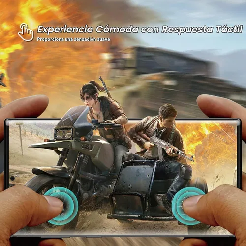 Vista 5 de AACL para Samsung Galaxy Note 10 Plus Protector de pantalla de vidrio templado curvado Compatible con escáner ultrasónico de huellas dactilares