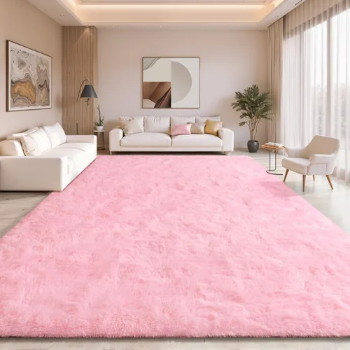 Vista 128 de EVOIONOS Alfombra Redonda Negra para Dormitorio, 4x4 Pies Alfombra de Área Circular Suave y Esponjosa para Sala de Estar, Alfombra Circular de Felpa