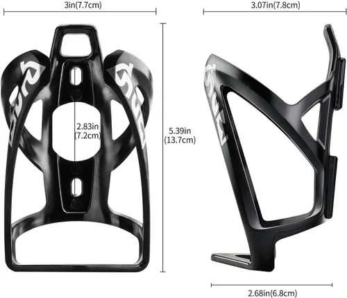 Vista 2 de Suruid Portabotellas de agua para bicicleta, ultraligero, soporte universal para botellas de bicicleta, ciclismo, MTB, bicicletas