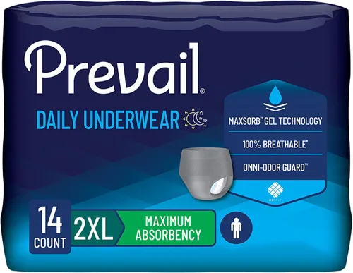 Vista 9 de Prevail - Ropa interior protectora para hombre - Ropa interior para incontinencia pull-up - Pañal desechable para adultos - Máxima absorción