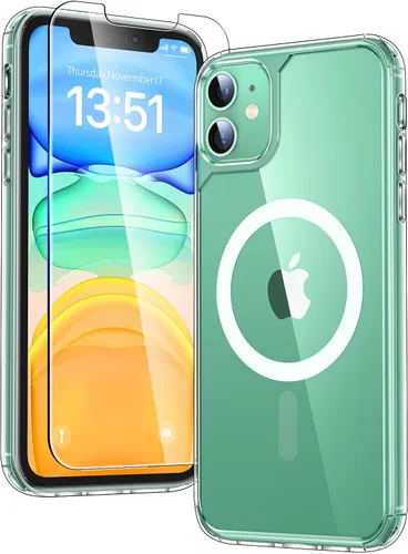 Vista 58 de TAURI Funda para iPhone 17, antiamarilleamiento con protector de pantalla, protección de grado militar, a prueba de golpes, delgada para iPhone 17