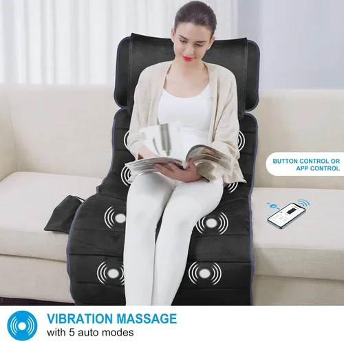 Vista 9 de COMFIER Shiatsu - Masajeador de pies con calor, vibración, máquina de masaje de pies de compresión rodante para fascitis plantar, tapete de masaje