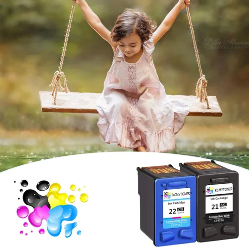 Vista 6 de Paquete de 8 cartuchos de tinta remanufacturados 21XL 22XL de repuesto para HP 21 XL C9351AN 22 XL C9352AN compatible con impresora DeskJet F4180