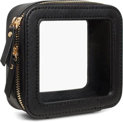 Vista 17 de LETGO Bolsas de Maquillaje Transparentes, Bolsa de Aseo Aprobada por la TSA con Cierre, Organizador de Maquillaje Transparente de Gran Capacidad